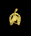 Corrente Cartier + Pingente Cavalo Banhado a Ouro 18K