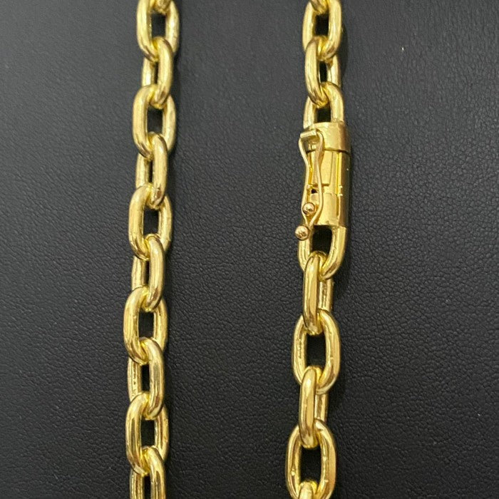 Corrente e Pulseira  Moeda Antiga Cadeado 8mm