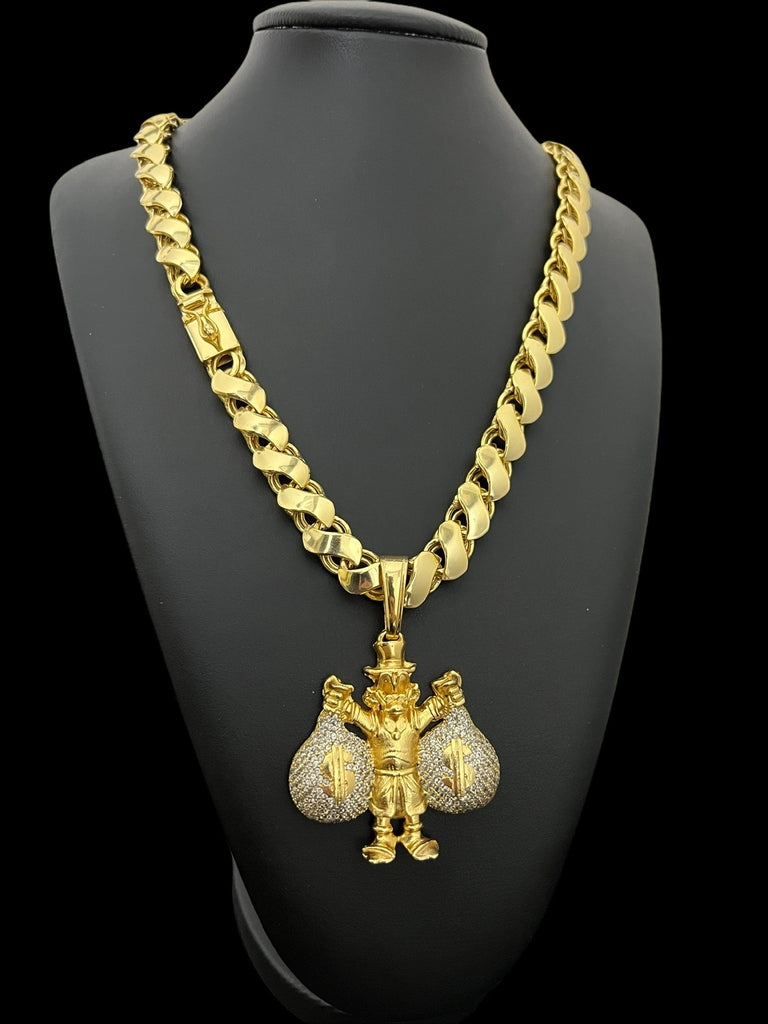 KIT FRISO S FECHO 750 - BANHADO A OURO 18K