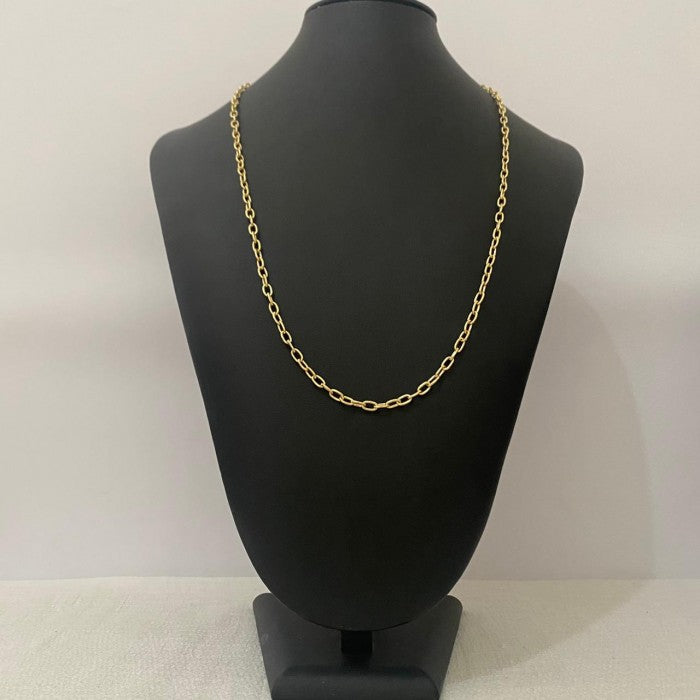 Corrente e Pulseira Moeda Antiga  Cadeado 4mm