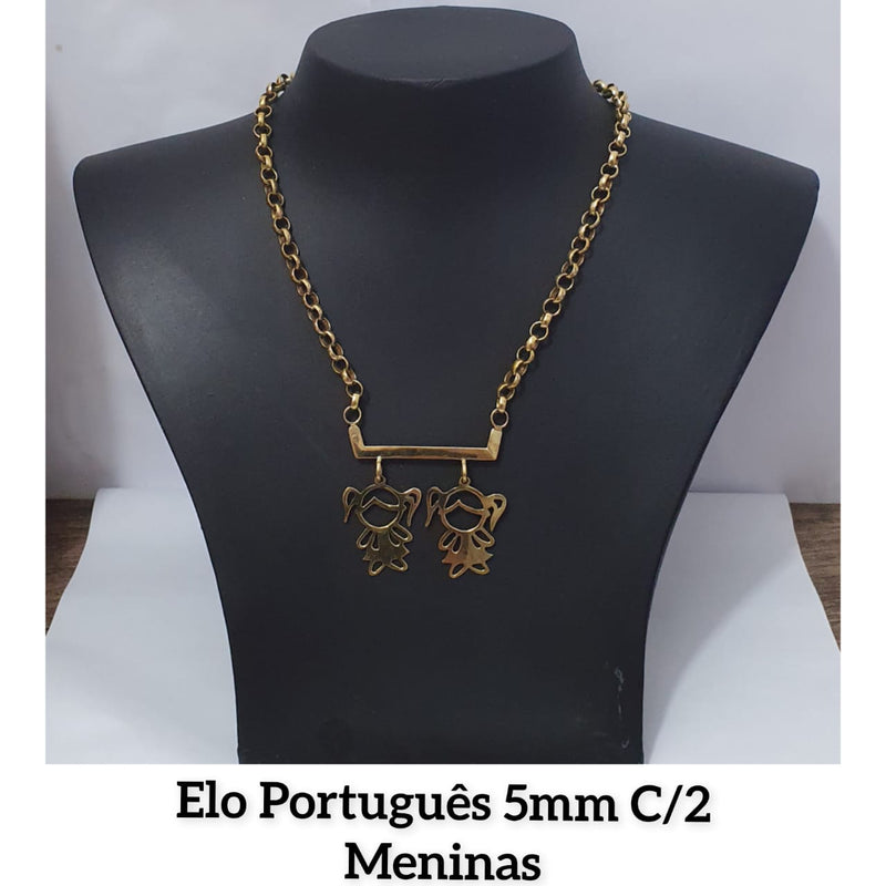 Corrente Elo portugues 5mm com 2mm