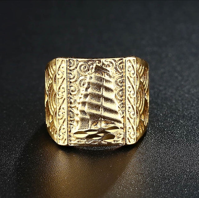 ANEL AJUSTÁVEL - BANHADO A OURO 18K