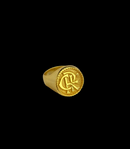 ANEL CRF - BANHADO A OURO 18K