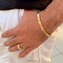 Bracelete Articulado de Moeda Antiga 6mm Fechado