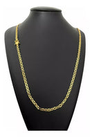 CORDÃO 5MM PIASTRINE - BANHADO A OURO 18k