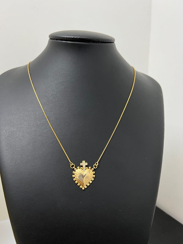 CORDÃO FEMININO 1MM - BANHADO A OURO 18K