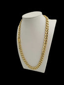 CORDÃO PITBULL 10MM FEMININO - BANHADO A OURO 18k