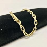 Pulseira Moeda Antiga Cadeado 6mm