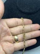 Corrente Moeda Antiga Cartier 2mm