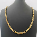 Corrente moeda antiga Elo Triplo 6mm