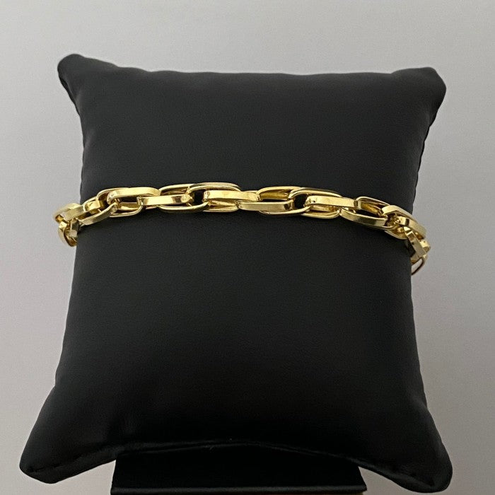 Corrente e Pulseira Moeda Antiga Elo triplo 6mm
