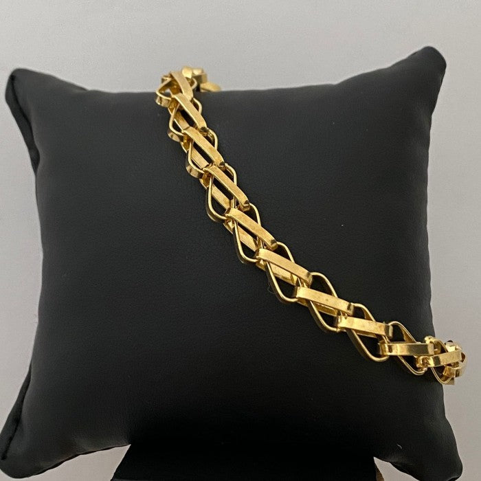 Corrente e Pulseira  Moeda Antiga Elo X 8mm