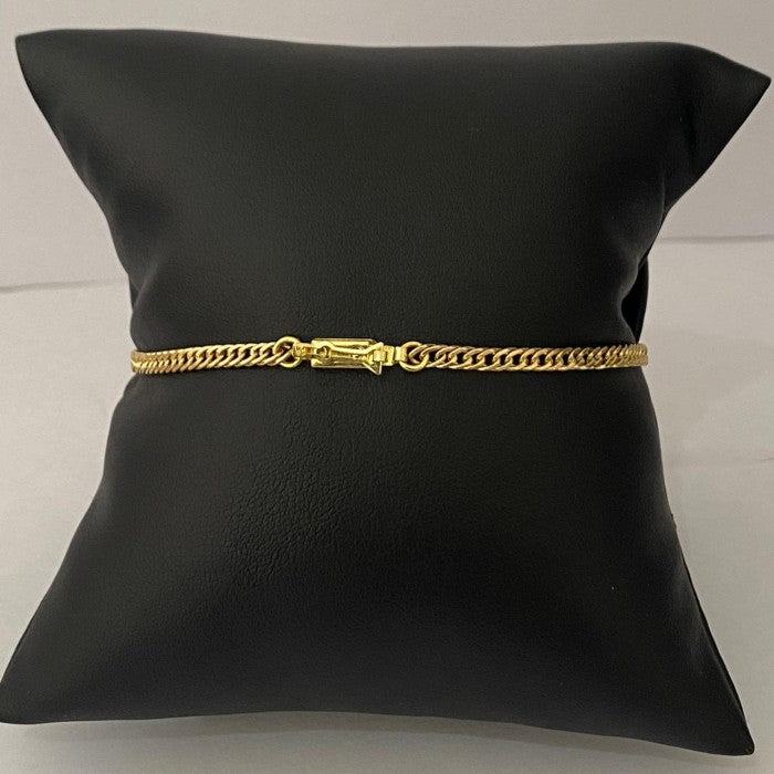 Corrente e Pulseira  Moeda Antiga Grumet 2mm