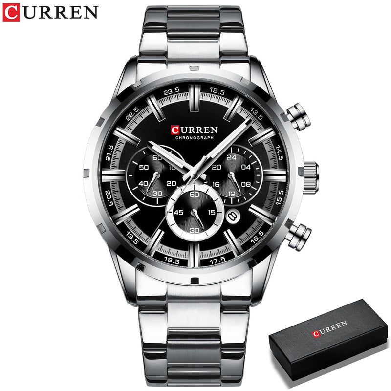 Relogio Masculino CURREN Hot Fashion