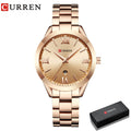 Relógio Feminino de luxo CURREN  Montre Femme