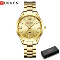 Relógio Feminino de luxo CURREN  Montre Femme