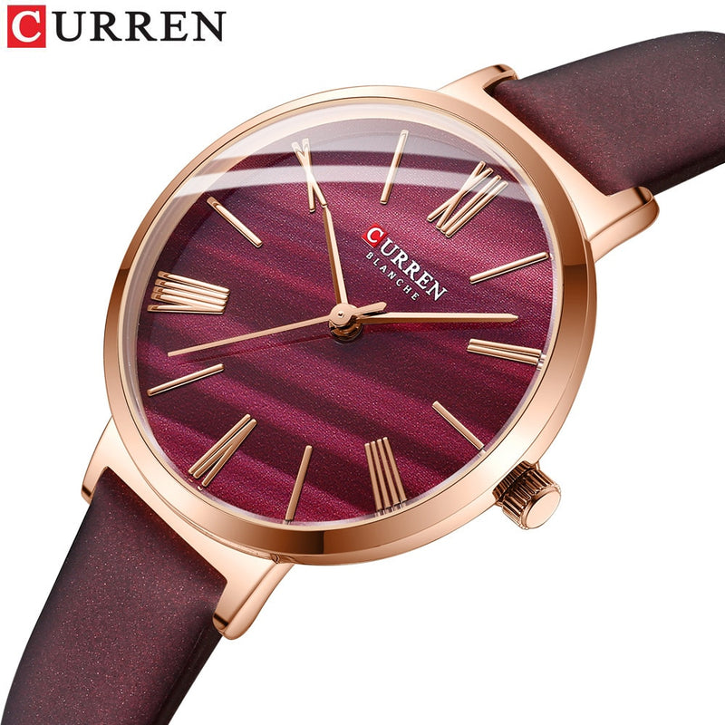Relógio feminino de luxo CURREN classic