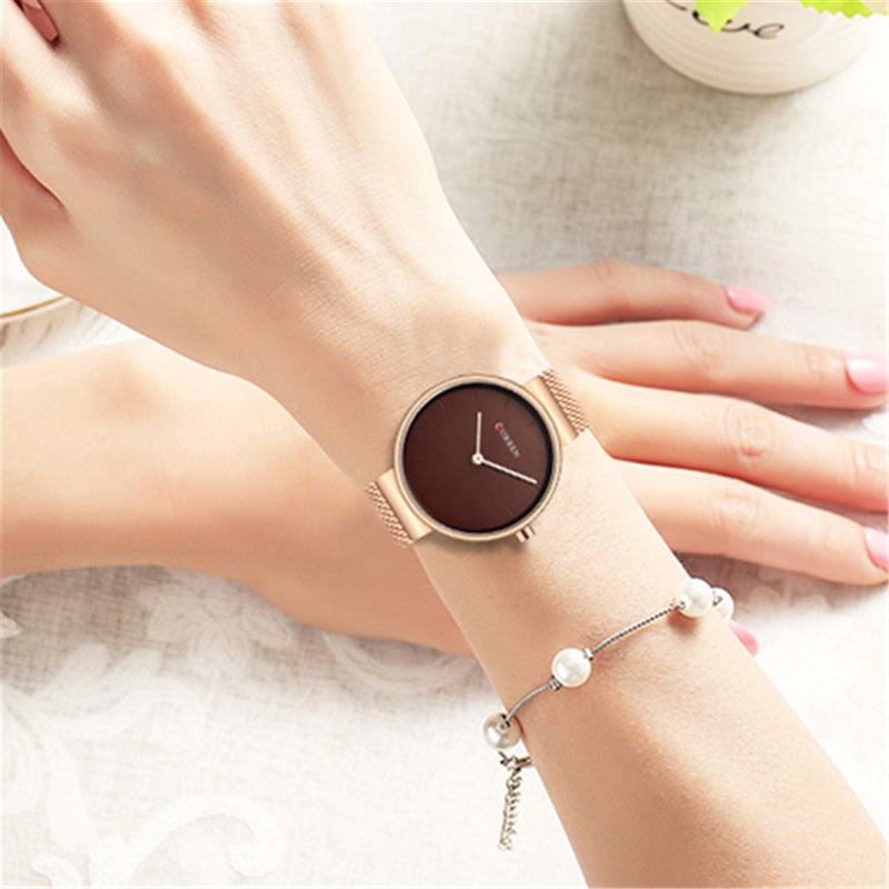 Relógio de luxo  Feminino Montre femme 9016