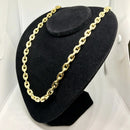 Corrente Moeda Antiga Cadeado 8mm