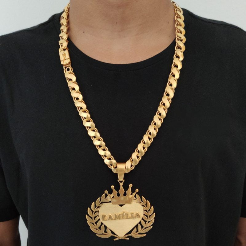 Conjunto Corrente FRISO + pingente