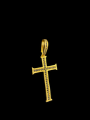 Pingente De Cruz Cavejado