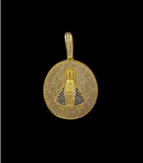 PINGENTE NOSSA SENHORA M - BANHADO A OURO 18k
