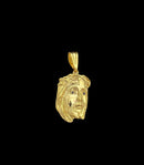 PINGENTE ROSTO DE JESUS CRISTO P - BANHADO A OURO 18K