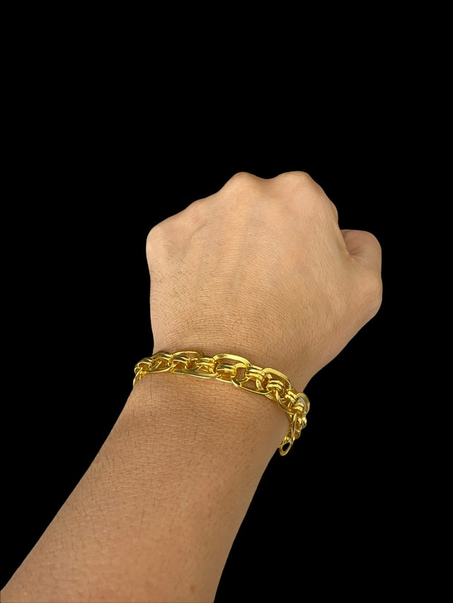 PULSEIRA IMPERADOR 10M- BANHADO A OURO 18K
