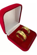 Par De Alianças Batimentos 8mm + Caixa de Veludo.