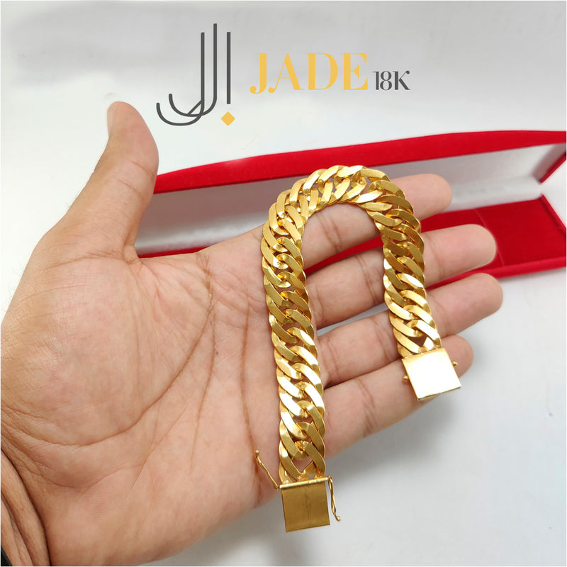 Pulseira Moeda Antiga Laminada 15mm.