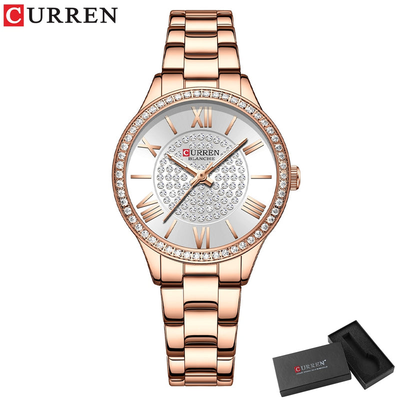Relógio Feminino de luxo CURREN