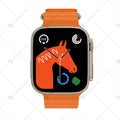 Relógio Inteligente 8 Ultra Unissex com Carregamento sem Fio, Atende Chamadas, Frequência Cardíaca para Esportes, Celulares Apple IOS Android, 1,85"