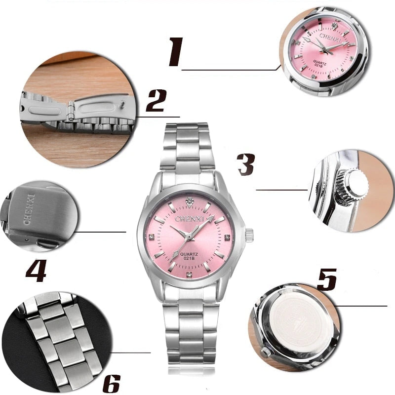 Relógio Femino  CHENXI AÇO INOX