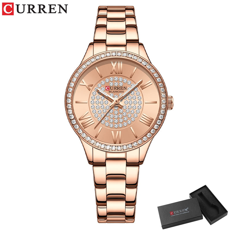 Relógio Feminino de luxo CURREN