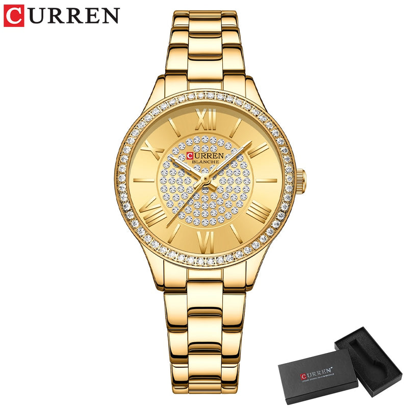 Relógio Feminino de luxo CURREN