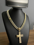 PINGENTE CRAVEJADOS 13MM - BANHADO OURO 18k