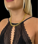 CORDÃO PIT BULL 10MM - BANHADO A OURO 18k