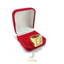 Anel de Moeda Antiga com Letra unica