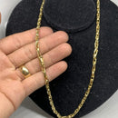 Corrente Moeda Antiga Elo Duplo 5mm