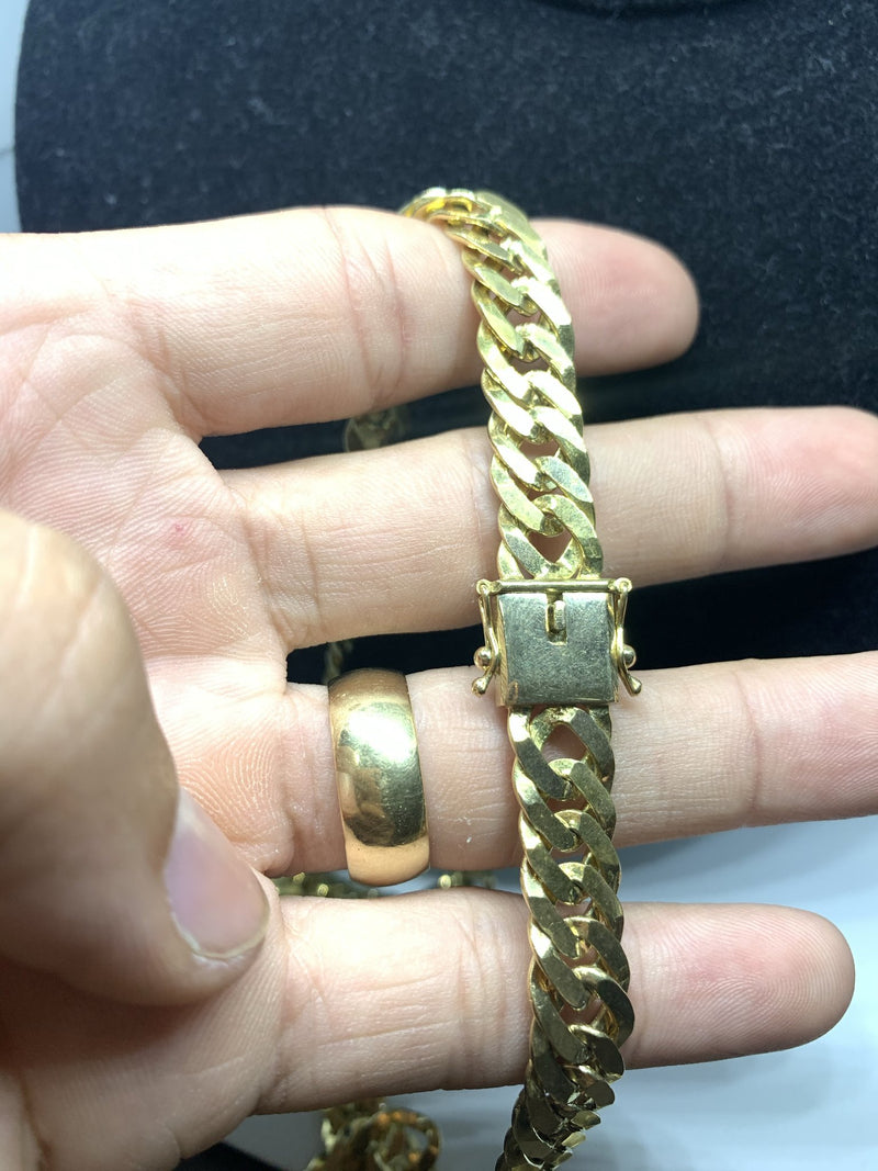 Pulseira de Moeda Antiga Grumet Duplo Espelhada 10mm