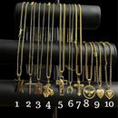 CORRENTE + PINGENTE BANHADO A OURO 18K