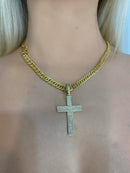 KIT FEMININO CORDÃO + PINGENTE - BANHADO A OURO a Ouro 18K