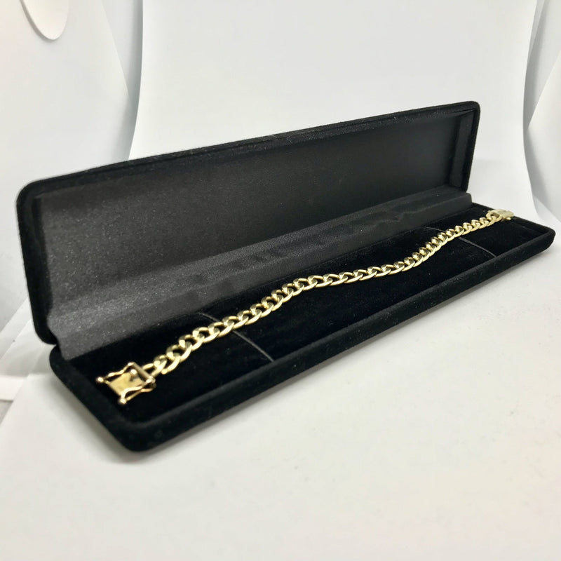 Pulseira Moeda Antiga Elo Cubano 6mm