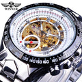 Relógio Masculino Bezel Golden Watch Luxo Montre Homme