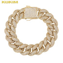 XUKIM INCE CHAIN  Tamanho Grande 18mm Bling  Fat Chain