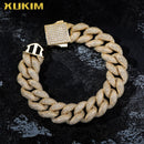 XUKIM INCE CHAIN  Tamanho Grande 18mm Bling  Fat Chain