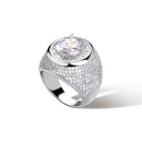 Anel Ice Ring TopGrillz Cravejado De Zirconia Cubica Luxury