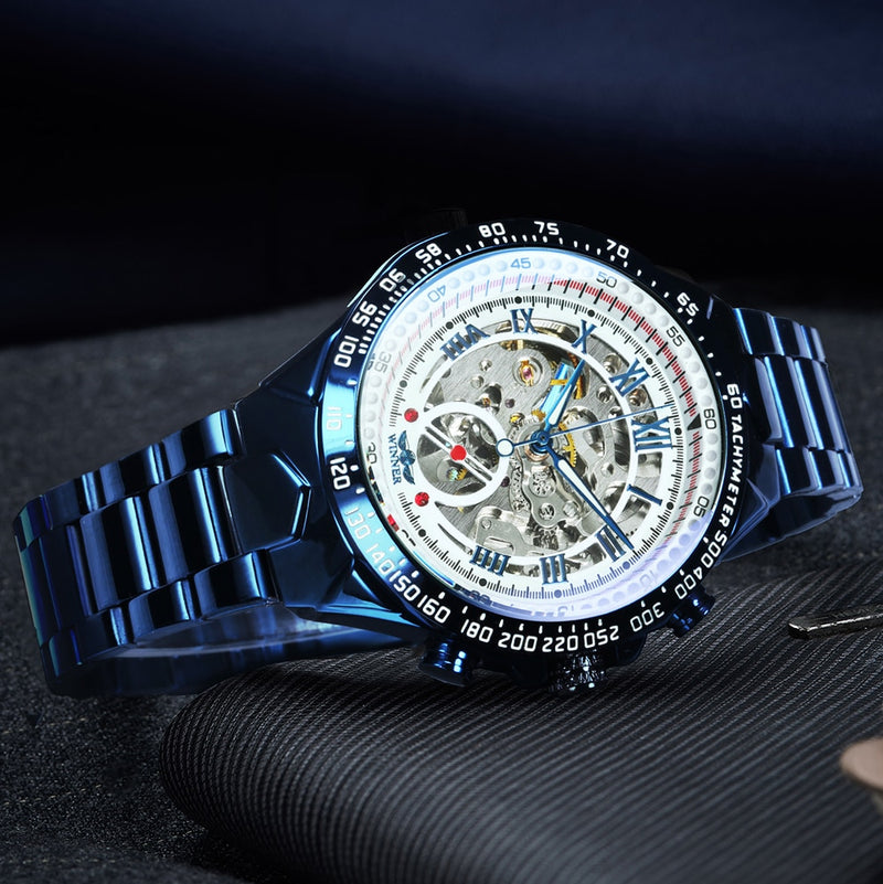 Relógio Blue Orizon Moda Sport Luxo Aço Inoxidável