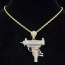 Corrente street Iced USI Colar Pingente 13mm