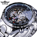 Relógio Masculino Bezel Golden Watch Luxo Montre Homme